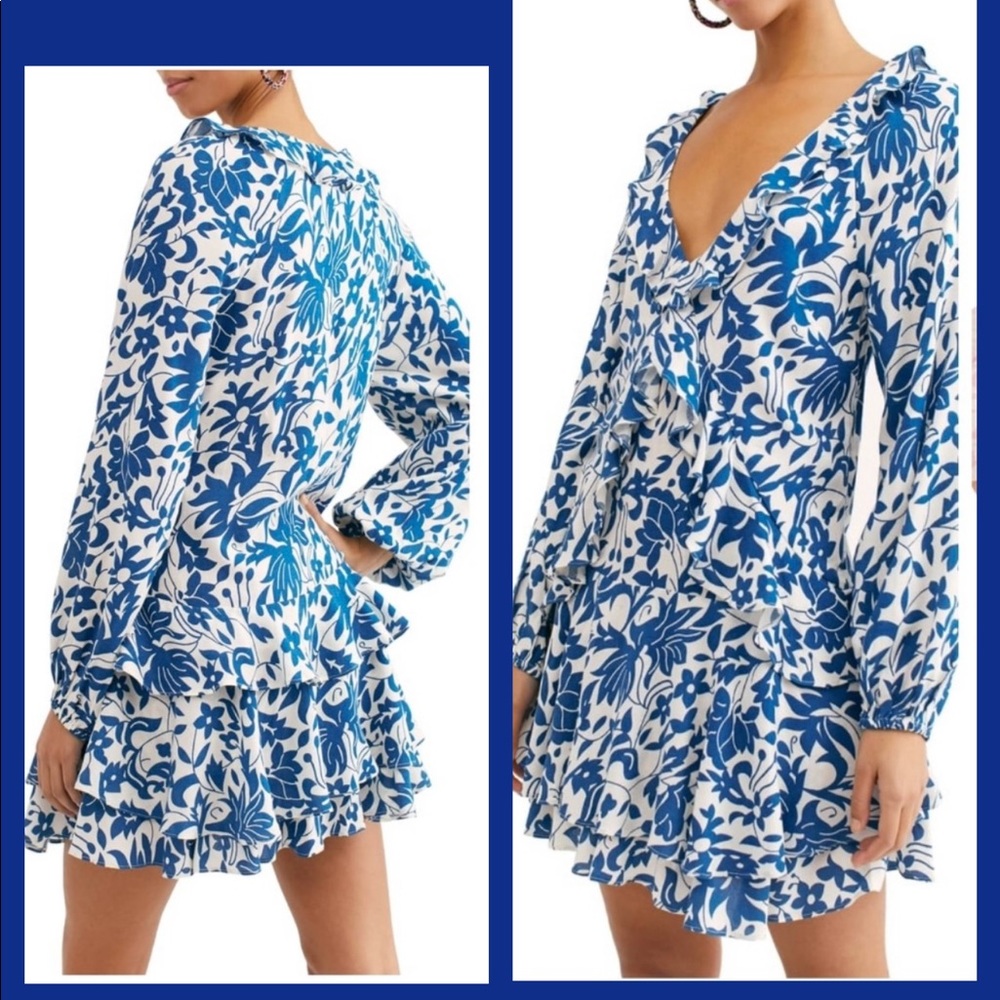 Free People Blue Floral dress